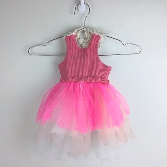 🎀✨baby girl adorable pink tutu party dress - Picture 1 of 7